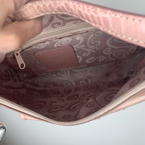 Brighton Pink Leather Hearts Print Small Purse - Picture 11 of 16